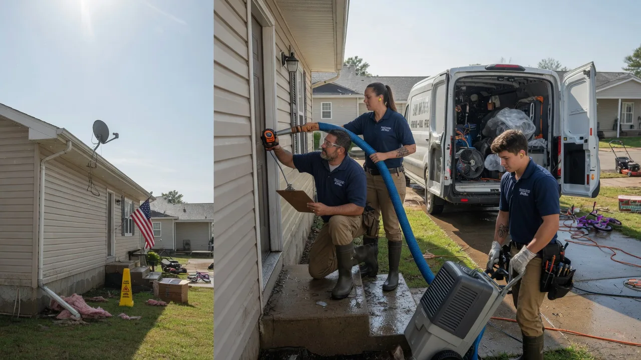 Ceiling Water Damage Restoration in Irvington, KY near me